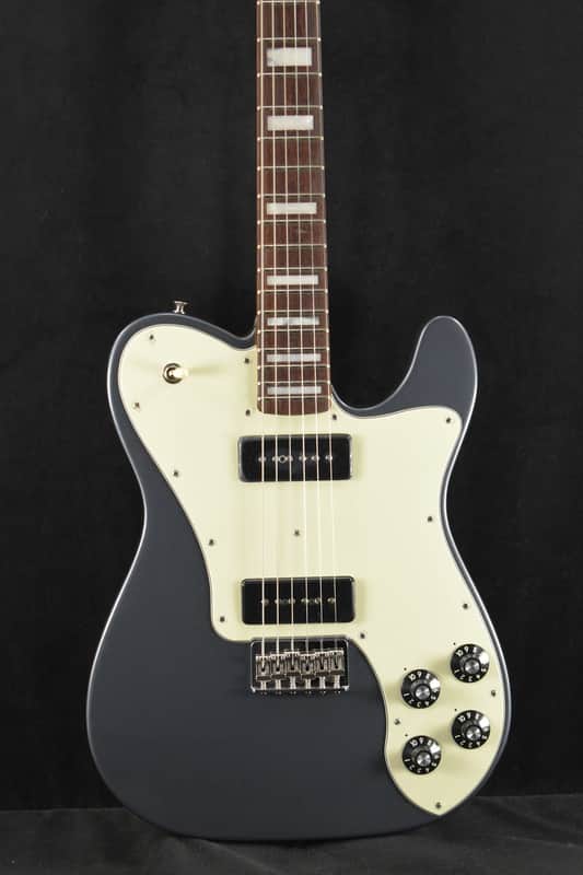 Mint Fender Chris Shiflett Cleaver Telecaster Deluxe Charcoal Frost Metallic Rosewood Fingerboard