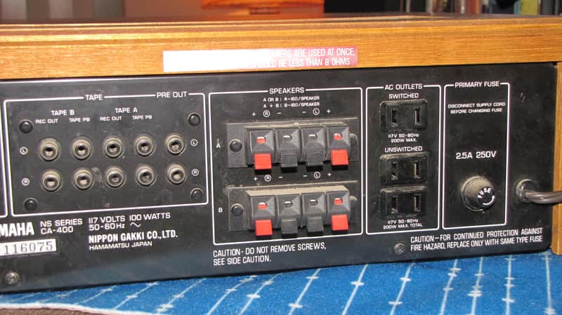 アンプ【YAMAHA】CA-400 Yamaha CA-400 Natural Sound Stereo Integrated Amplifier