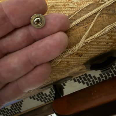 1952 Fender Telecaster Esquire String tree crosshead pre cbs mid 1952 - 1953 - Nickel image 4