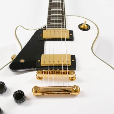 Epiphone Les Paul Custom Left-handed Electric Guitar - Alpine White image 3