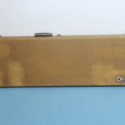 Vintage 1980s USA Carvin LB-50 Stereo 4 String Natural Guitar With Rare Charvel Tweed Case Very Clean image 23