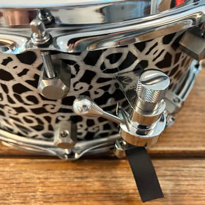 Honest Abe Instruments 3mm Aluminum Shell Custom Snare Drum 6.5x14 - 2025 Paisley-Esque Lacquer finish image 11