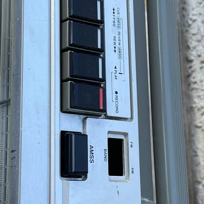 Vintage SANYO M9975 Boom Box Cassette Recorder Stereo Radio Portable FOR PARTS OR REPAIRS image 6