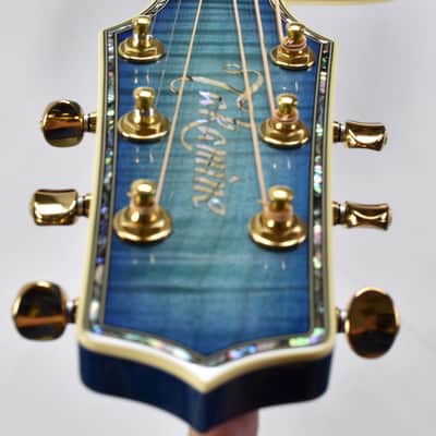 Takamine LTD 2016 Decoy Limited Edition Acoustic Guitar in Green Blue Burst! image 14