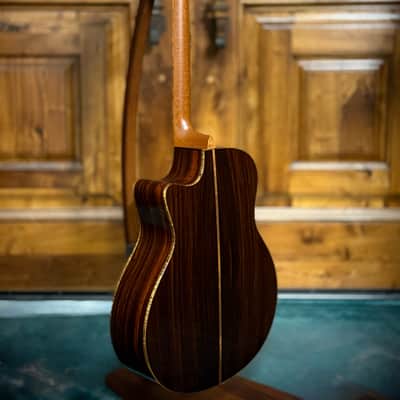 2007 R. Taylor Style 1 Swiss Alpine Spruce/ Beautiful Straight Grain Cocobolo/ Flame Koa Binding image 13