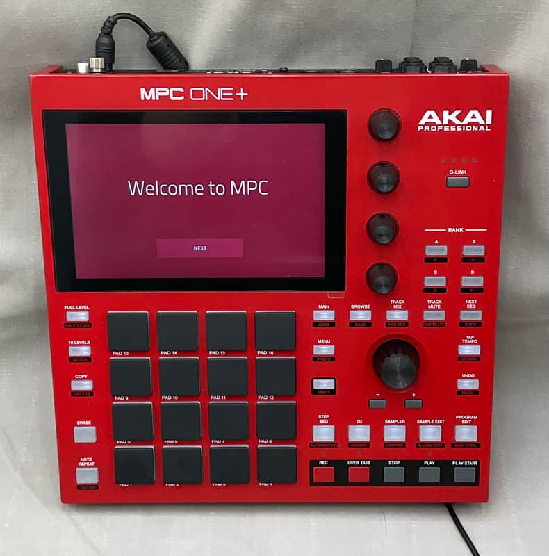 Akai MPC One + Standalone MIDI Sequencer 2023 - Present - Red - Near MINT image 1