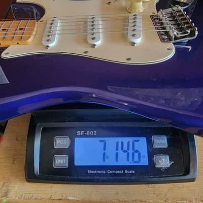 Fender Strat Std MIM SSS 2000 w/bag- blue image 15