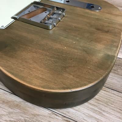 FRANCHIN Mars guitar body WESTERN Rustic Aged Relic natural finish Selected Alder T-Style Made in Italy - Stock piece #17751123 image 8