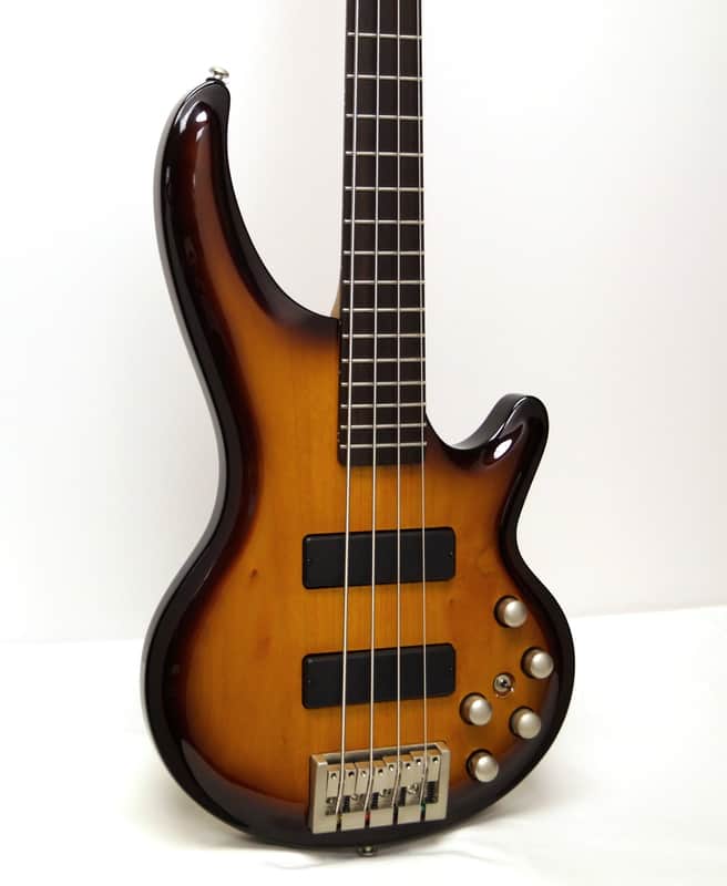 Cort Curbow 42 4-String Electric Bass Guitar - Brown Sunburst | Reverb
