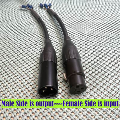 REVIVE AUDIO: BARRIER STRIP TO XLR, MOGAMI Cable "PIGTAILS" (MALE+FEMALE) image 2