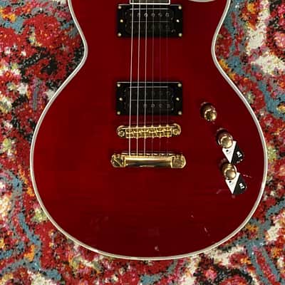 ESP LTD EC-1000T CTM 2021 - See Thru Black Cherry, Very Good, DEMO, SKU: I647821 image 2