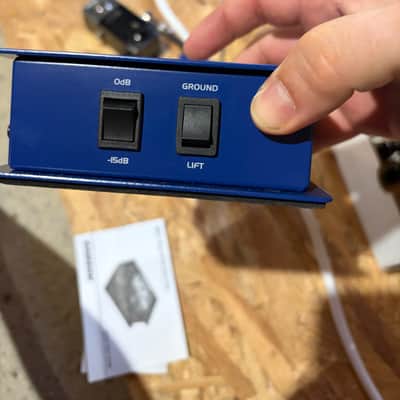 Samson MDA1 S-Max Series Mono Active Direct Box 2010s - Blue image 3