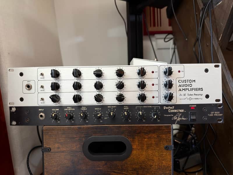 Lee Jackson  Gp-1000 Perfect Connection Guitar Preamp 80s - Black