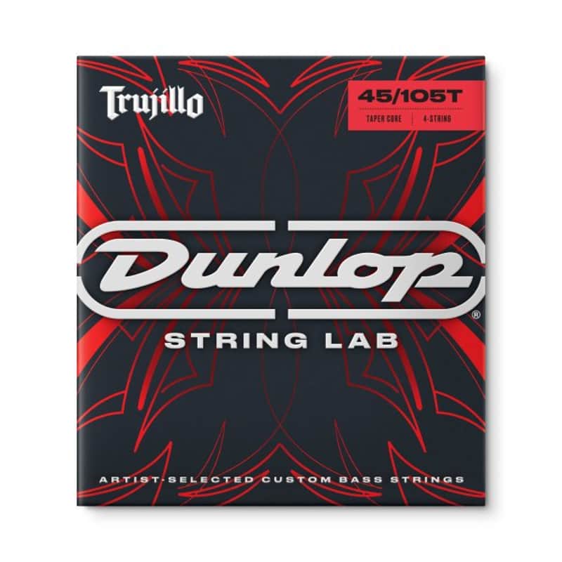 Dunlop RTT45105T String Lab Series Robert Trujillo Stainless Steel Tapered Bass Strings (45-105) image 1