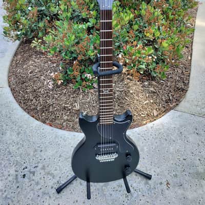 Epiphone Double Cut Junior Dr Skull Neck Gibson P100 Custom Build DC image 2