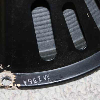 Vintage 1964 Oxford Fender 12M6 12" 8 ohm Speaker - Blackface - No Tariffs image 3