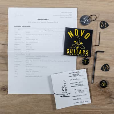 Novo Dealer Limited Chambered Serus H2 Guitar – Amber image 10
