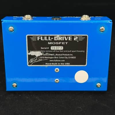 Fulltone Full-Drive 2 MOSFET – Mint Condition – S/N 19377 – Original Box & Manual image 7