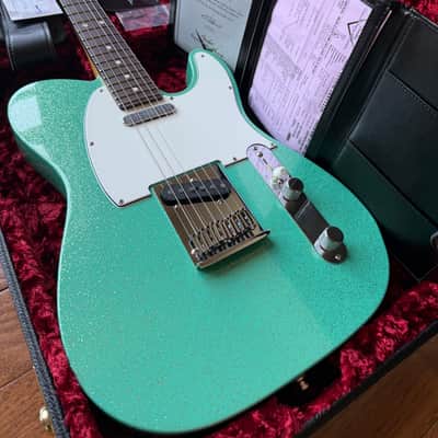 2025 Fender Custom Shop Telecaster W25 Custom Deluxe Limited Edition NOS - Seafoam Green Sparkle image 1