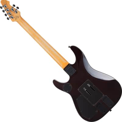 Schecter DJ Ashba guitar in Natural Black Burst image 2
