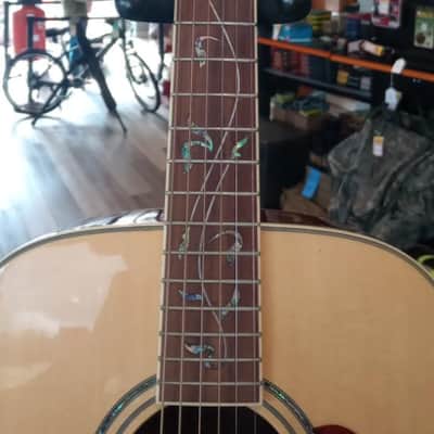 Ibanez Artwood Series AW40-NT Acoustic Guitar - Gorgeous “Vine of Life” Inlay image 3