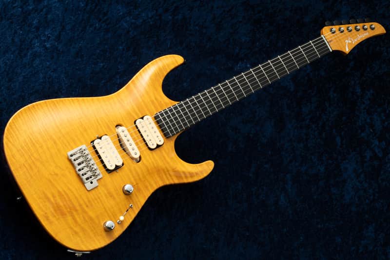 Marchione Set Neck Carved Top 1P Figured Maple Top -Amber- | Reverb