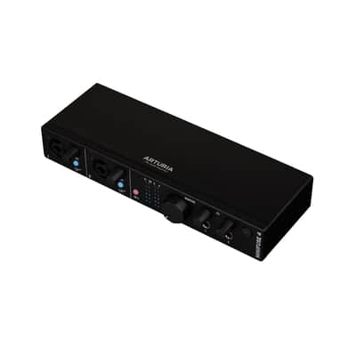 Arturia - MiniFuse 4 - Compact USB Audio & MIDI Interface with Creative Software for Recording, Production, Podcasting, Guitar - Black image 2