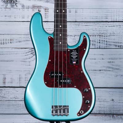 *DEMO* Fender AM Professional Classic Precision Bass | Faded Sherwood Green Metallic image 1