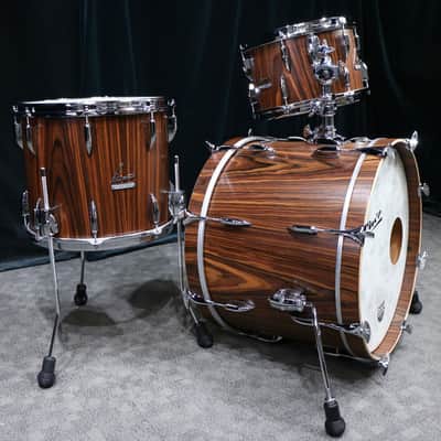 Sonor Vintage Drum Kit, 20-12-14in - Rosewood Semi Gloss image 3