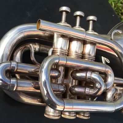 E Benge USA Silver Pocket Trumpet image 6