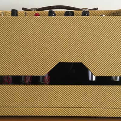 FranklynAmps '57 Tweed Deluxe Head/6" Combo Raw Tweed image 7