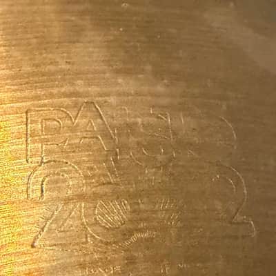 Paiste 20" 2002 Vintage Ride Black Label 2002 image 3
