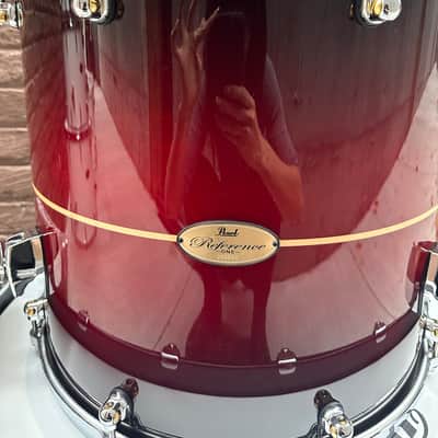 Pearl Reference One 3-pc. Shell Pack (Cymbals and Hardware Not Included), Natural Banded Redburst (RF1C903XPS/C836) image 4