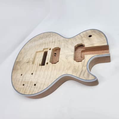 Brio LP-Style 5/8" thick Flame Maple Top, Mahogany Body & Neck Floyd Rose image 8