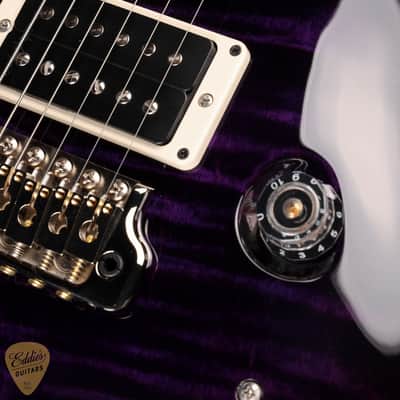 PRS Custom 24 - Dark Violet Smokewrap Burst/Natural Back image 15