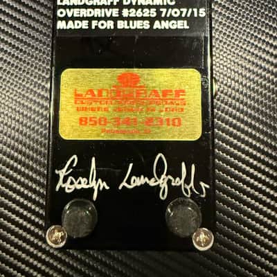 Landgraff Dynamic Overdrive Pedal 1999 - 2015 Signed by Roselyn Landgraff, hand painted Swirl image 13