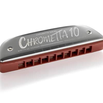 Hohner Chrometta 10 Color Key of C image 2
