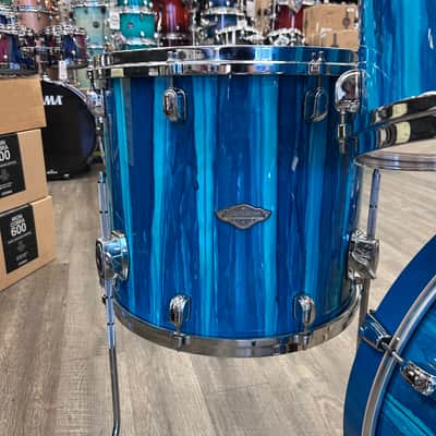 Used Tama Starclassic Performer Maple/Birch Shell Pack 10/12/16/22 (Sky Blue Aurora) image 8