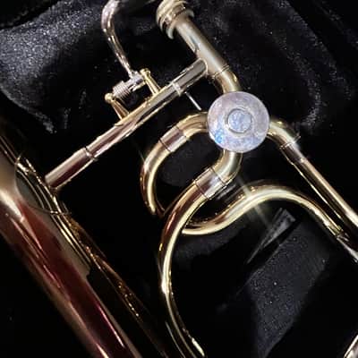 S. E. Shires brand trigger Trombone, TBI47 model. with case and mouthpiece image 4