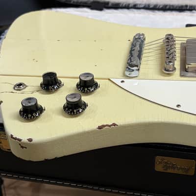Like new!!!   Gibson Custom 1964 Firebird V Johnny Winter 2021 Polaris White - 125 of 125 image 9
