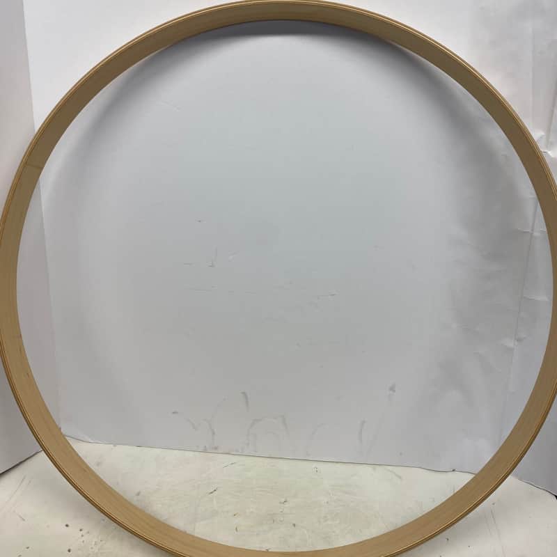 Gretsch 24" Satin Maple Bass Drum Hoops (Pair) image 1