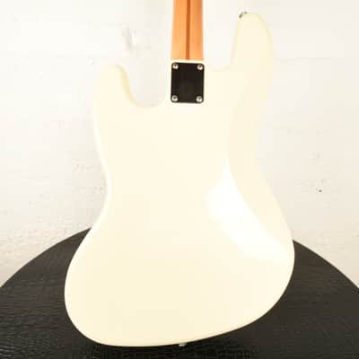 Fender Standard Jazz Bass 2000 MIM Olympic White Rosewood Fretboard 4-String Bass Guitar image 3