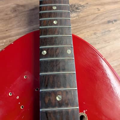 Kalamazoo KG Electric Guitar Body And Neck Only Vintage 1960s Red CLEAN! image 4