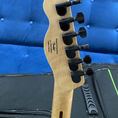 Used Squier Affinity Telecaster HH Electric Guitar w/ Matching Headstock - Metallic Orange w/bag image 5