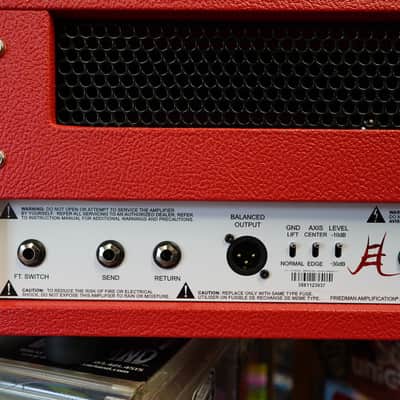 Friedman Signature Jake E Lee JEL-20 - Red Tolex 20-Watt Tube Head image 10