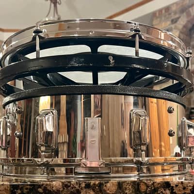 Pearl phenolic Vari Pitch snare drum not fiberglass image 5
