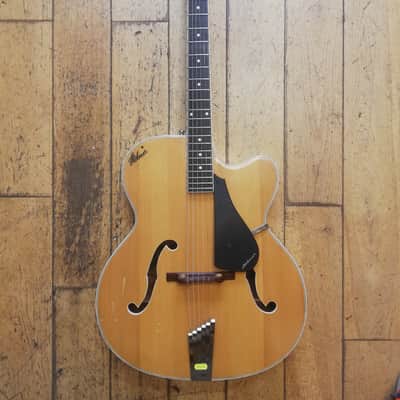 Hobmer Vintage Archtop Acoustic Guitar image 1