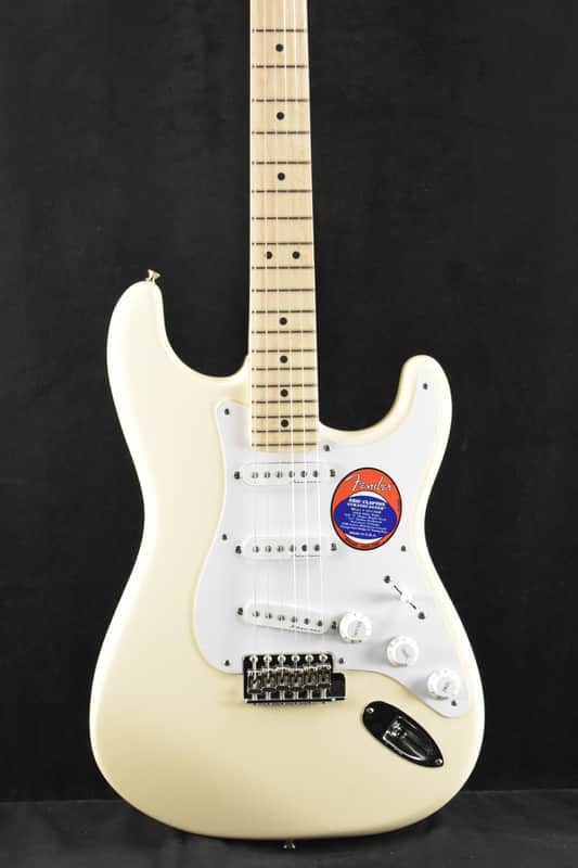 Fender Eric Clapton Stratocaster Olympic White Maple Fingerboard image 1