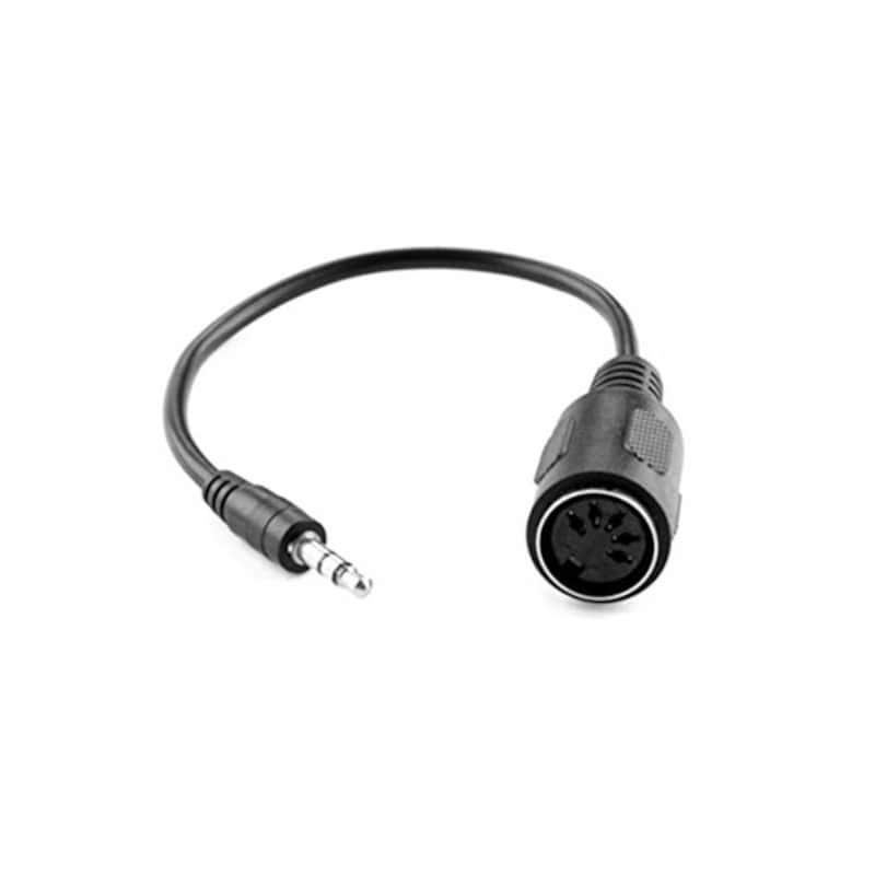 ALM MIDI-TRS 3.5mm TRS Mini-Jack Plug To 5-Pin DIN Socket Adapter Cable image 1