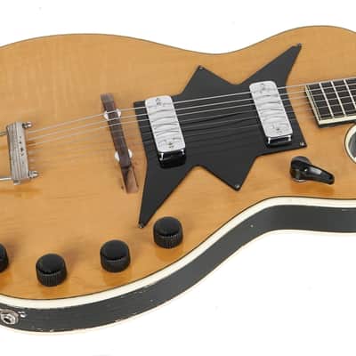 1950's Harmony Roy Smeck Stratotone H7208 Natural w/ Black Back & Sides image 6